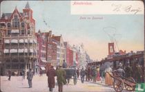 Amsterdam.                Dam en Damrak.