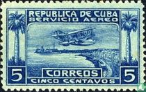 Port of Havana with plane