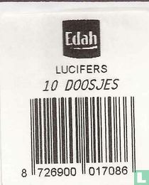 Edah lucifers 10 doosjes