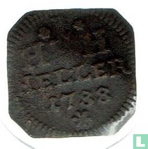 Saxony-Hildburghausen 1 heller 1788