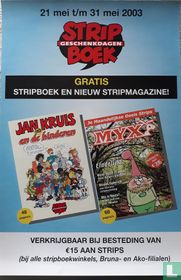 Strip-geschenkdagen-boek 21 mei t/m 31 mei 2003