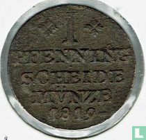 Brunswijk-Wolfenbüttel 1 pfenning 1819 (type 1)