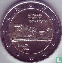 Malte 2 euro 2018 (sans lettre F) "Temples de Mnajdra" acheter