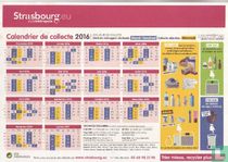 Calendrier de Collecte Strasbourg - 2016