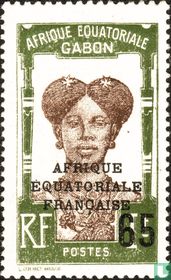 Femme Bantu, avec surcharge double 