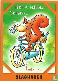 Het is lekker fietsen... hier in... Slagharen (PL 614)