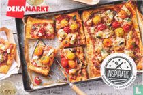 Zomerse pizza met kabeljauw