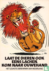 Laat de dieren ook eens lachen. (leeuw)
