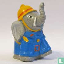 Benjamin Blümchen as a fireman