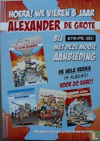 Hoera ! we vieren 5 jaar Alexander de Grote