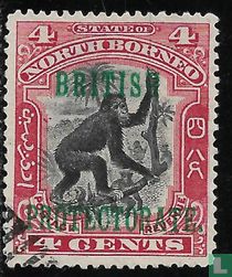 Orang-utan, with overprint