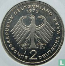 Germany 2 mark 1975 (J - Theodor Heuss)