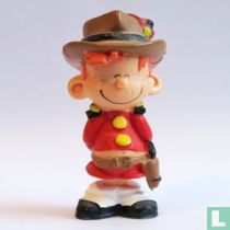 Das Le Petit Spirou als ein cowboy 