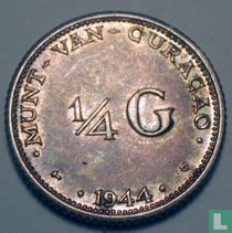 Curaçao ¼ Gulden 1944
