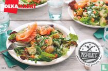 Lentesalade met gerookte zalm