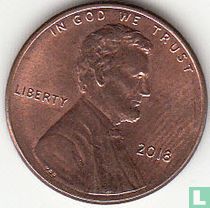 États-Unis 1 cent 2018 (sans lettre)