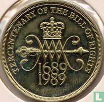 United Kingdom 2 pounds 1989 "300th anniversary of the Bill of Rights"
