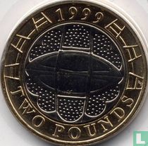 United Kingdom 2 pounds 1999 "Rugby World Cup"