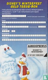 Disney's winterpret geld terug-bon