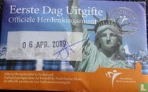 Niederlande 5 Euro 2009 (Coincard - erste Tag Ausgabe) "400 years of the discovery of Manhattan island by the Dutch explorer Henry Hudson"