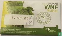 Netherlands 5 euro 2011 (coincard - first day issue) "50 years World Wildlife Fund"