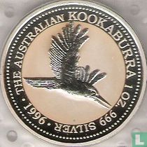 Australien 1 Dollar 1996 (ohne Privy Marke - gerippten Rand ohne Aufschriften) "Kookaburra"