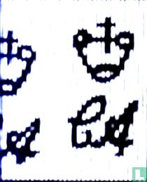 Couronne CA écrit multiple (en diagonale) catalogue de timbres