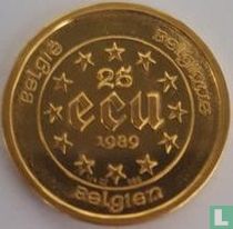 Belgium 25 ecu 1989 "Diocletian"