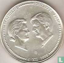 België 250 Franc 1999 "Marriage of Prince Philip and Princess Mathilde"