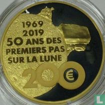 Frankreich 200 Euro 2019 (PP) "50 years First steps on the moon"
