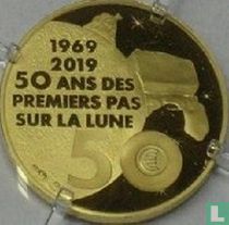 Frankreich 50 Euro 2019 (PP - Gold) "50 years First steps on the moon"