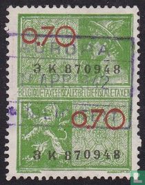 Hermes en heraldieke leeuw