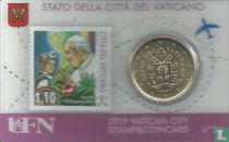 Vaticaan 50 cent 2019 (stamp & coincard n°26)
