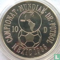 Andorra 10 diner 1986 "Wereldkampioenschap voetbal in Mexico"