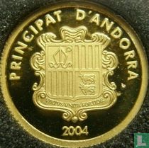 Andorra 5 diners 2004 (PROOF) "Andorran membership in the United Nations"