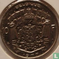 Belgium 10 francs 1977 (FRA)