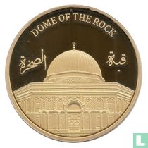 Palestine Medallic Issue 2011 (Dome of the Rock - Syedna Aali Qadr Mufaddal Saifuddin - Prooflike - Golden)