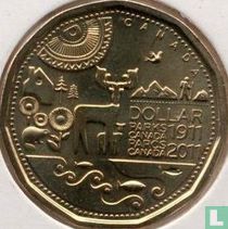 Canada 1 dollar 2011 "100th Anniversary of Parks Canada"