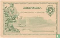 Postkarte König Oskar II