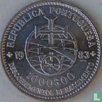 Portugal 1000 escudos 1983 "XVII European Art Exhibition"