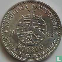 Portugal 500 escudos 1983 "XVII European Art Exhibition"