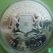 Somalië 100 shillings 2016 (zilver - kleurloos) "Elephant" kopen