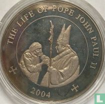Pope John Paul II Mother Teresa Somalia 2004 C/N 25 Shillings KM#157 P/L 