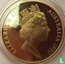 Australia 5 dollars 1990 (PROOF) "75 years Australian and New Zealand Army Corps"