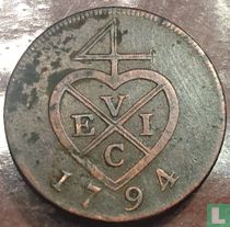 Bombay ½ Pice 1794