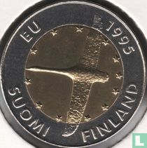 Finnland 10 Markkaa 1995 "Finland's new membership of European Union"