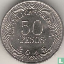 Colombia 50 pesos 2015