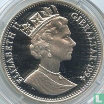 Gibraltar 14 ecus 1994 (PROOF) "Opening of the Channel Tunnel"