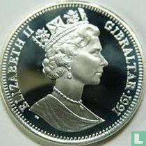 Gibraltar 14 ecus / 10 pounds 1991 (PROOF)