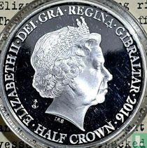 Gibraltar ½ crown 2016 (BE) "Battle of the Atlantic - Attack from above"